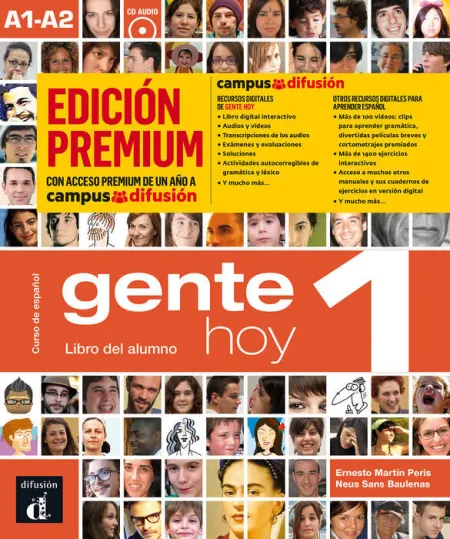 Gente Hoy 1 Premium Libro del Alumno + Cd