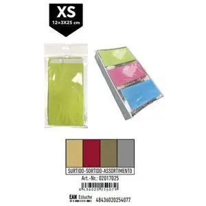 Sobre Kraft Surtidos Xs Liso Rojo Oro Plata Paquet