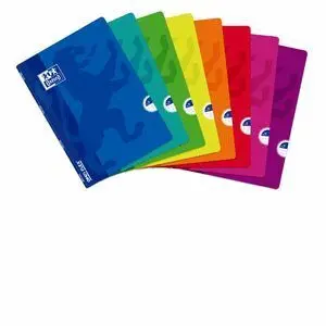 Libreta A4 48H. 90G. Cuad. 4X4 C/M T. plasti