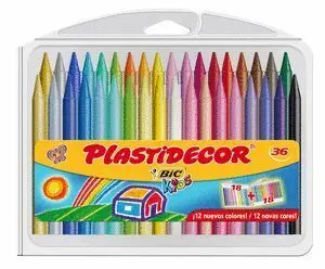 Bic Ceras Plastidecor 36 Colores