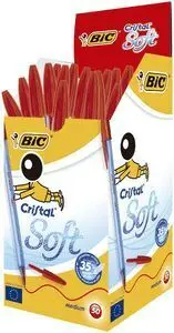 Bic Cristal Soft Rojo Boligrafo