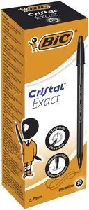 Bic Cristal Boligrafo Exact Negro 0,7Mm