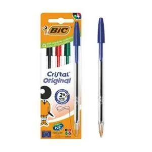 Boligrafo Bic Cristal Original Blister 4 Colores S