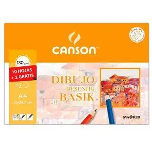 Minipack A4+ Dibujo Basik 130Grs con Recuadro 20 H