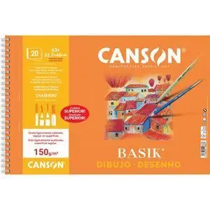 Bloc Dibujo Papel Basik A3+ 32,5X46 150Gr 20H con