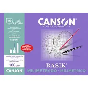 Bloc Papel Milimetrado A3 50H