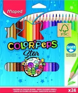 Maped Lapices Colores 24 Triangulares