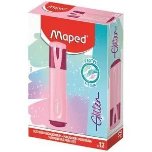 Maped Marcadores Fluorescentes Pastel Rosa