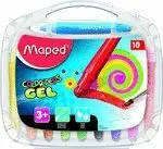 Lapices de Gel Acuarelables Maped - 10 Colores