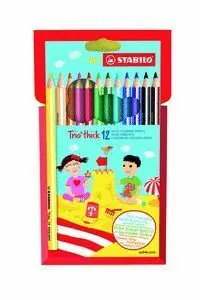 Stabilo Lapices Colores Trio Maxi 12 Unidades