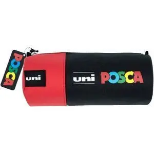 Uni Posca Portatodo Rojo Redondo 1 Cremallera