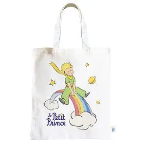 Enesco Bolsa de Algodon Lpp Blanco Arcoiris