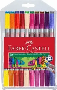 Faber Castell Rotuladores 20 Unidades Doble Punta