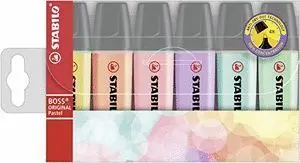 Stabilo Estuche 6 Marcadores Pastel