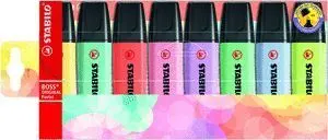 Stabilo Marcadores 8 Colores Fluor