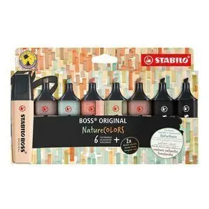 Stabilo Marcador Boss Original Nature
