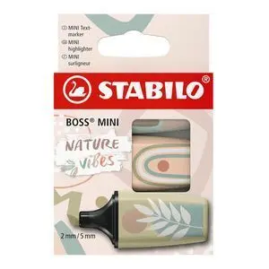 Blister 3 Marcadores Boss Mini Nature Vibes Surtid