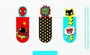 Moses 3 Marcapaginas Magnetic Super Heroes