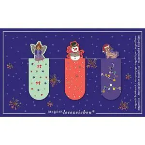 Marcapaginas Magnetico Magia de Navidad 6 Unidades