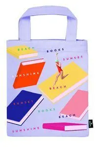 Moses Bolsa de Tela para Libros Books Vacation