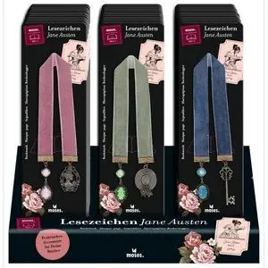 Expositor 12 Marcapaginas Jane Austen Vintage Surt