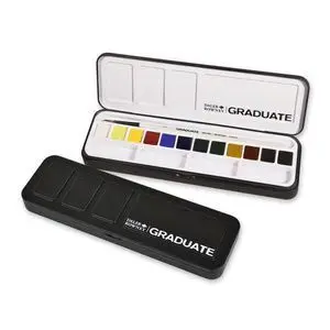 Daler Rowney Set 12 Acuarelas Graduate Incluye Pincel