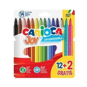 Carioca Rotuladores Joy 12 Colores + 2 Gratis