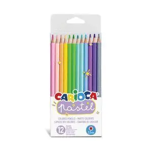 Carioca Lapices Colores Pastel 12 uds