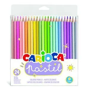 Carioca Lapices Colores Pastel 24Uds