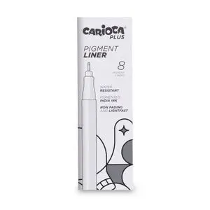 Rotulador Calibrado Carioca Plus Punta Pincel Negr
