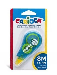 Cinta Correctora Carioca 8M Blister 1 uds