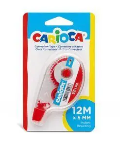Cinta Correctora Carioca 12M Blister 1 ud