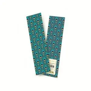 Kartos Marcapaginas Art Deco Pavo Real cm 20,5X5