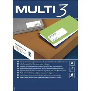 Multi 3 Etiquetas Ref. 4717 P/Unidad Autoadhesivas 48,5 X 25,4 mm