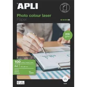 Apli Caja Papel Fotografico Doble Cara 210 Gramos