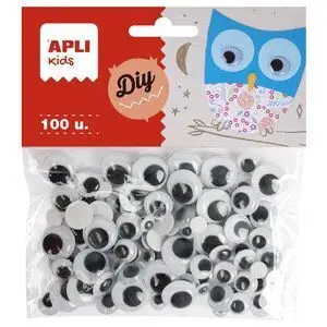 Apli Bolsa Ojos Móviles Adhesivos Varios Tamaños Ref. 13263