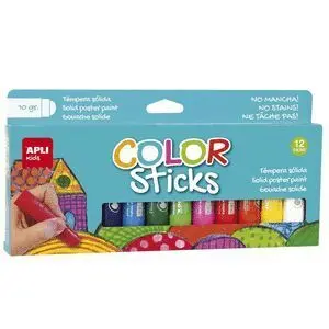 Apli Tempera Solida 12 Colores