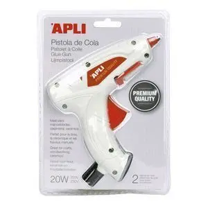 Apli Pistola de Silicona+ 2 Barras de Silicona