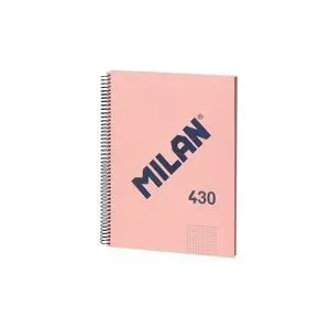 Milan 430 Bloc Cuadros 5X5 A4 80H 95Gr Rosa