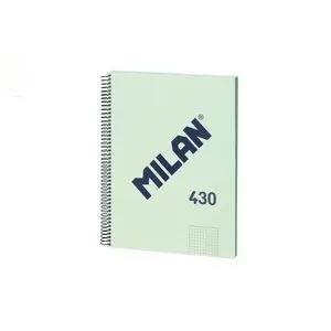 Milan 430 Bloc Cuadros 5X5 A4 80H 95Gr Verde