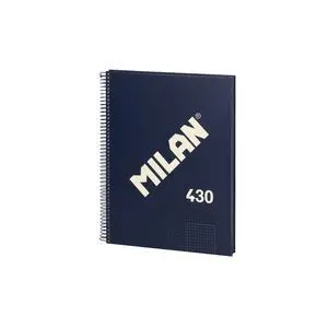 Milan 430 Bloc Cuadros 5X5 A4 80H 95Gr Azul