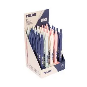 Milan Boligrafo P1 Tonos Pastel Tinta Azul