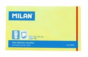 Milan Notas Adhesivas Removibles 76X127Mm