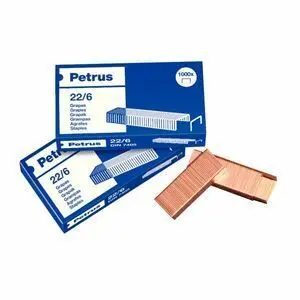 Petrus Grapas 22/6 Cobreadas 1000Und