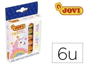 Jovi Plastilina Estuche 6 Barras Tonos Pastel