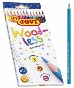 Jovi Caja 12 Lapices Colores Woodless