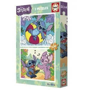 Educa Puzzle Disney Stitch 2X100 Piezas