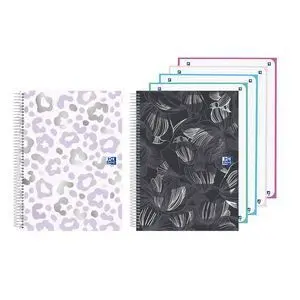 Oxford Bloc Europeanbook A5+ Dream Tech Cuadro 5X5 120H T/Dura Portada Pizarra 90Gr Diseño Varios