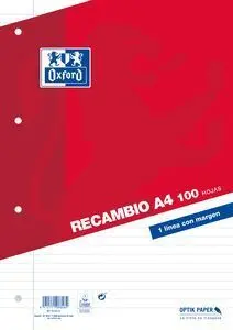 Recambio A4 1 Raya Oxford
