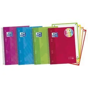 Oxford Bloc 5X5 A5 120H Microperforado European Book
